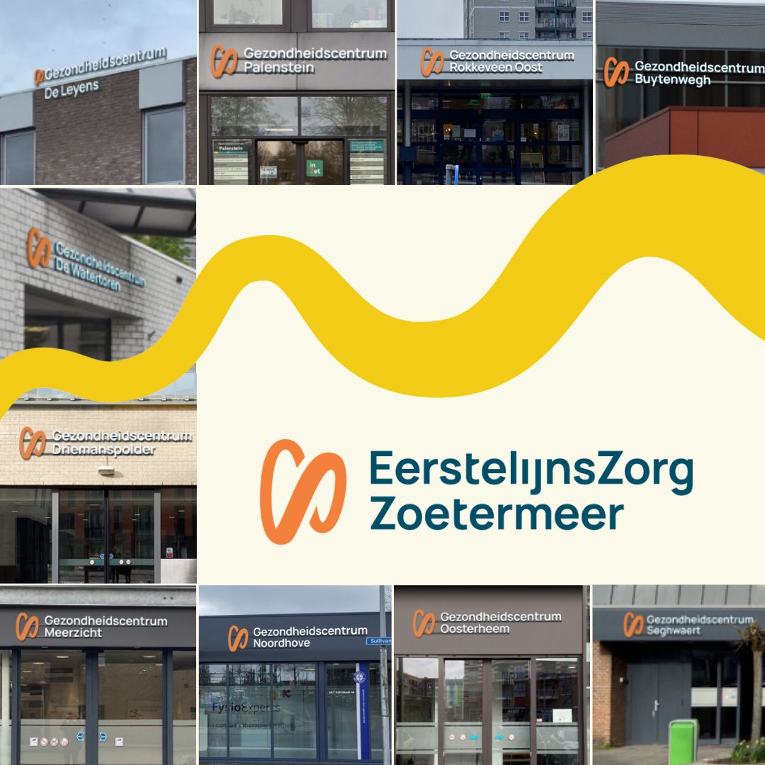 Nieuwe gevelreclame voor onze gezondheidscentra